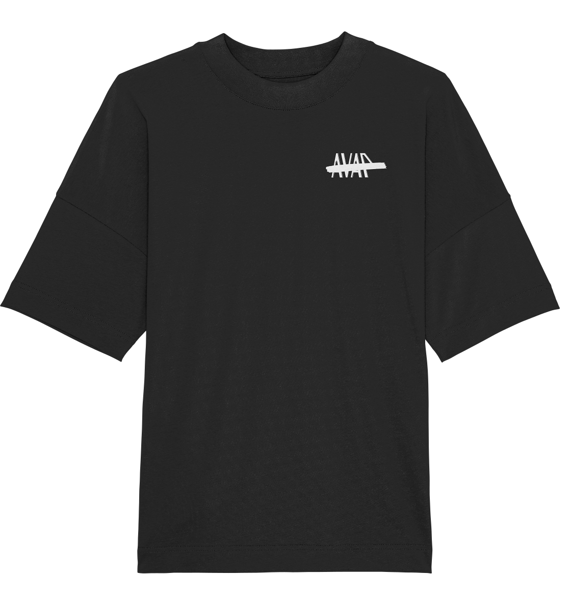 "ROSE" Oversized Shirt Black